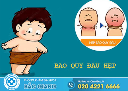 Dấu hiệu hẹp bao quy đầu