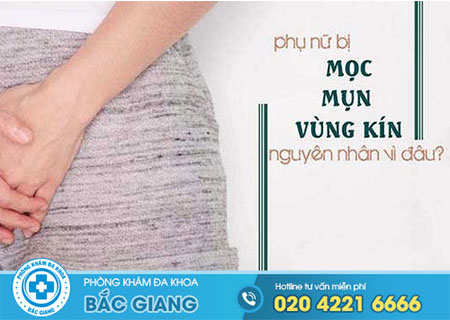 Nữ giới bị mọc mụn ở vùng kín là hiện tượng gì?
