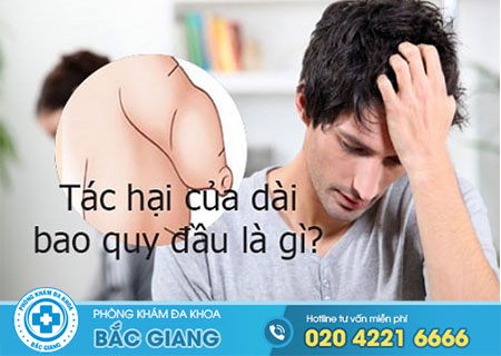 Những tác hại dài bao quy đầu nam giới nên biết