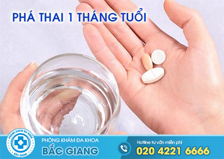 Thai 1 tháng tuổi phá ra được không?