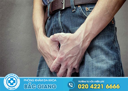 Mụn nước ở bộ phận sinh dục nam