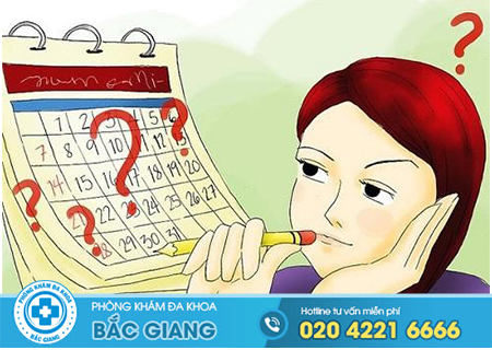 Có kinh nguyệt sớm 15 ngày
